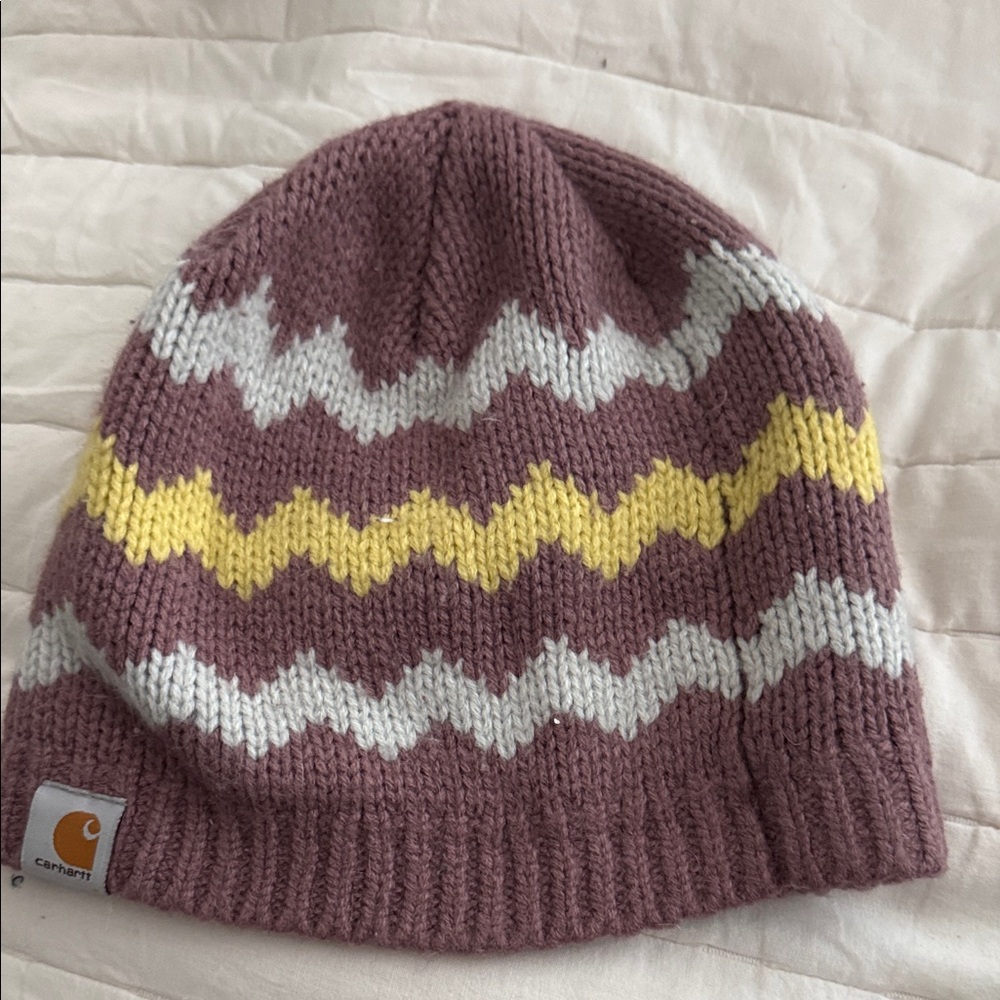 Carhartt' Knit Beanie - Pink, Yellow, White